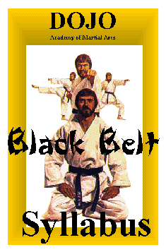 BLACK BELT SYLLABUS 