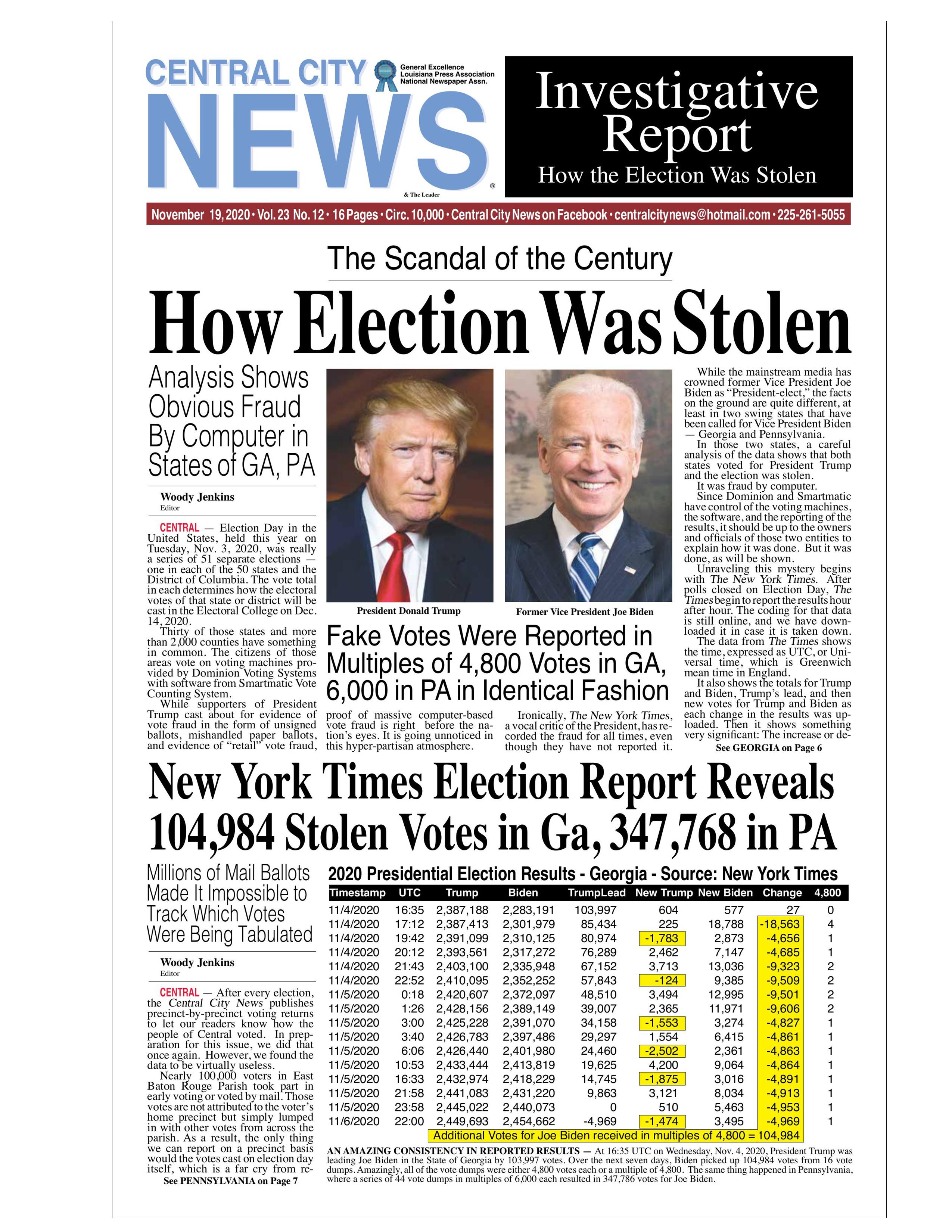 How The Election Was Stolen