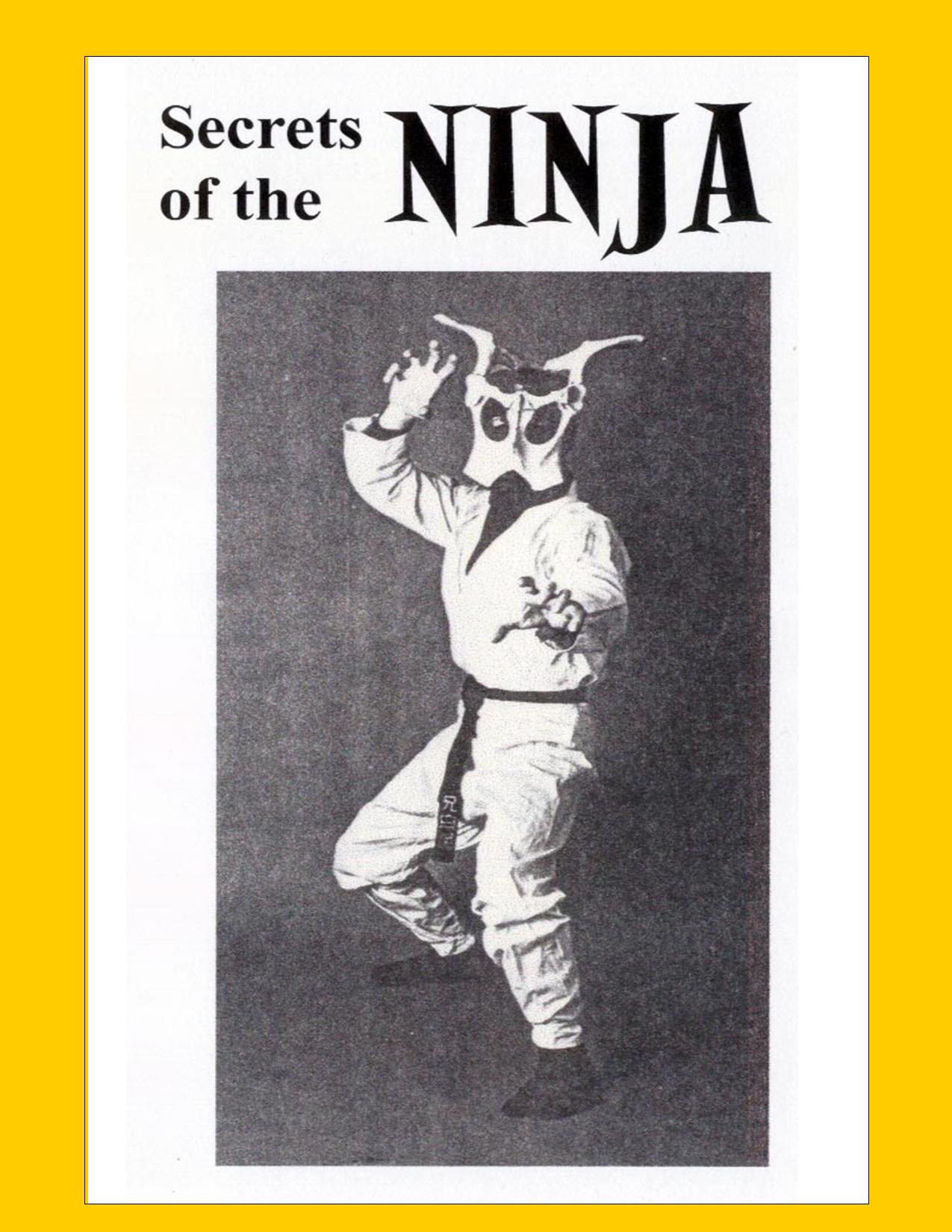 SECRETS OF THE NINJA - Sensei Ashida Kim | DOJO Press